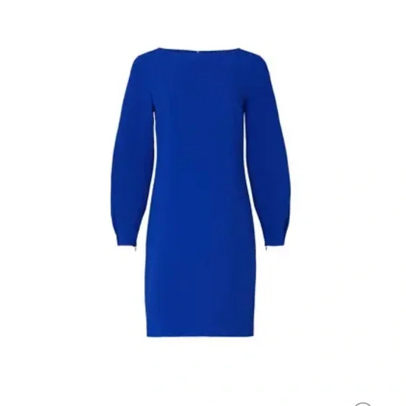 knee length dresses for ladies Trina Turk Women's Textured Long Sleeves Sheath Dress